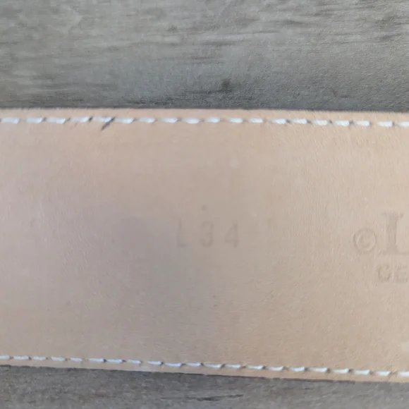 Leatherock Vintage Black Leather Belt - Picture 5 of 10